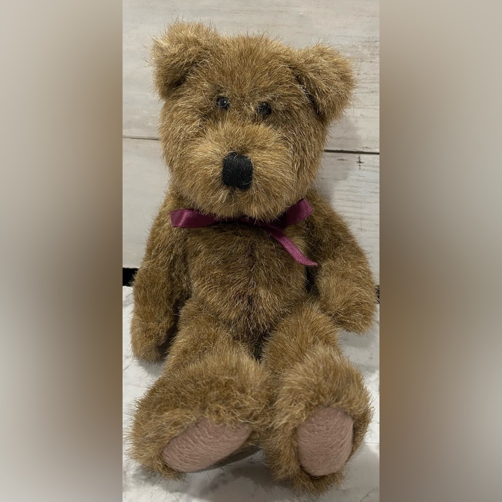 Vintage The Boyds Collection Teddy Bear TBC Ltd 1985–94 Brown Plush Pellets